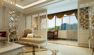 客厅隔断装修效果图 客厅隔断装修效果图